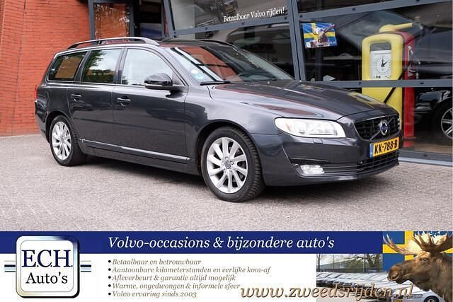 Grijs, metallic lak Gebruikt 2016 Volvo V70 Dynamic Stationwagen | € 13.950 (Eerlijke prijs) - Afbeelding 1/4