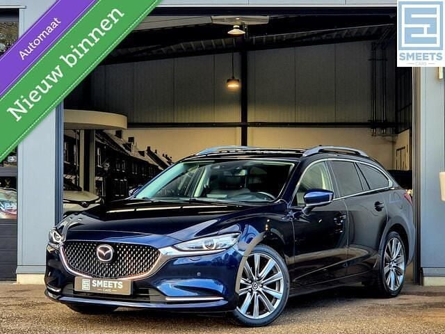 Blauw Gebruikt 2020 Mazda 6 Luxury Stationwagen | € 25.500 (Eerlijke prijs) - Afbeelding 1/4