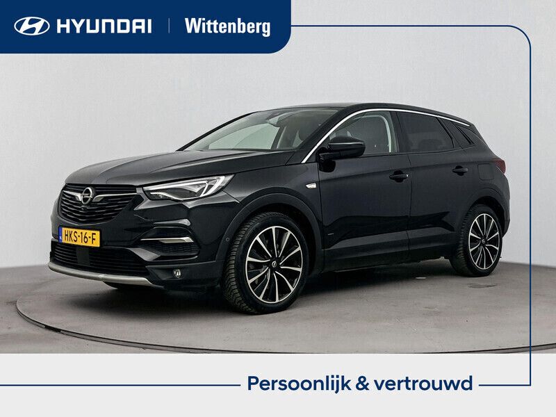 Zwart, metallic lak Gebruikt 2021 Opel Grandland X Elegance SUV | € 21.800 (Eerlijke prijs) - Afbeelding 1/3