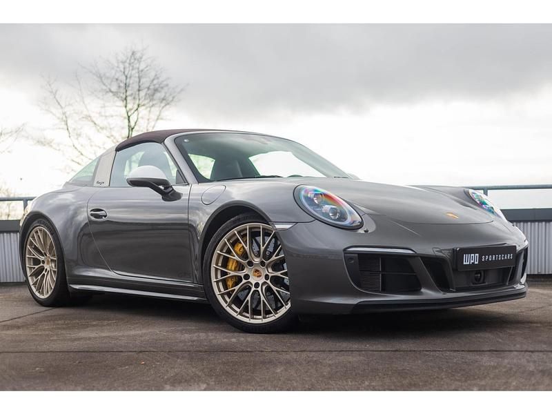 Grijs Occasion 2019 Porsche 911 Carrera 4S Cabriolet Cabriolet | € 189.950 - Afbeelding 1/4