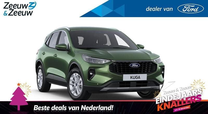 Bursting green Nieuw 2025 Ford Kuga Titanium SUV | € 40.690 (Super prijs) - Afbeelding 1/4