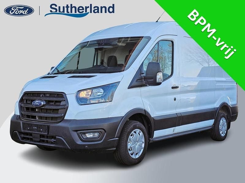 Wit Gebruikt 2023 Ford Transit Trend Van | € 23.900 (Goede deal) - Afbeelding 1/4