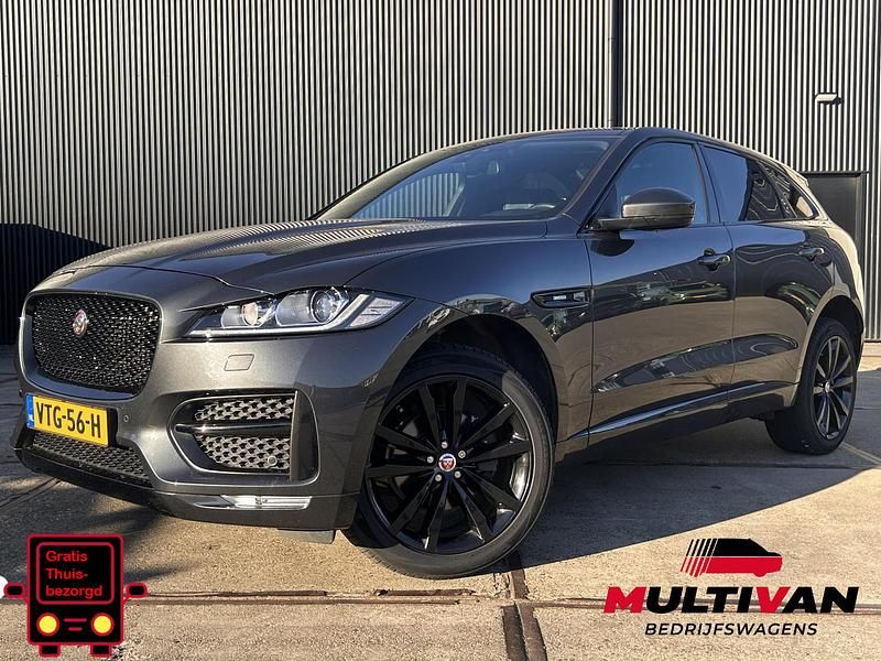Grijs Gebruikt 2019 Jaguar F-Pace R-Sport SUV | € 36.850 - Afbeelding 1/4