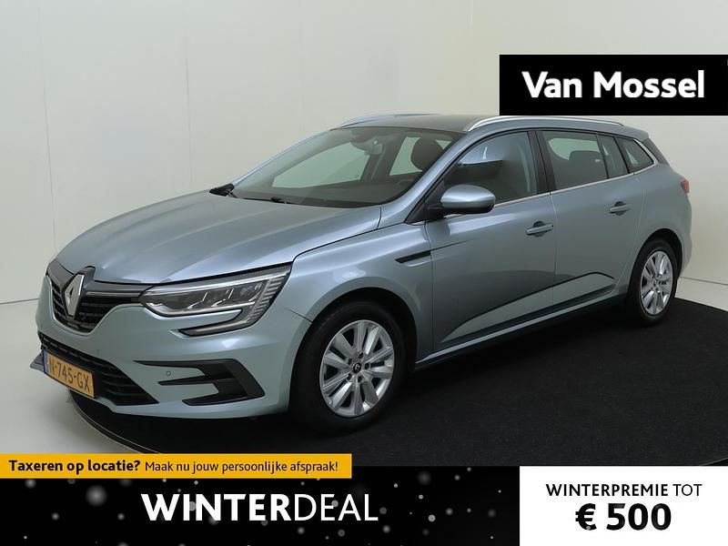 Gris baltique kqd Occasion 2021 Renault Mégane GrandTour Zen Stationwagen | € 14.238 (Goede deal) - Afbeelding 1/4