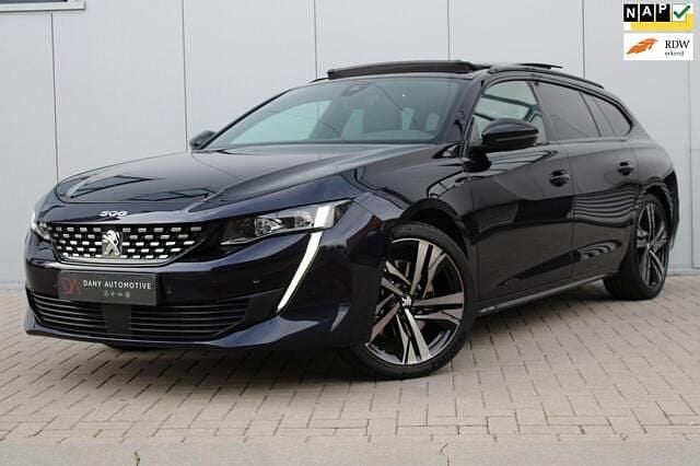 Blauw Gebruikt 2019 Peugeot 508 SW GT Stationwagen | € 26.950 - Afbeelding 1/4