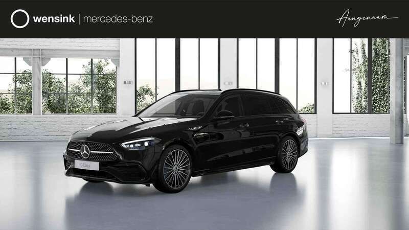Zwart Nieuw 2025 Mercedes C300e Business Stationwagen | € 67.557 (Eerlijke prijs) - Afbeelding 1/4