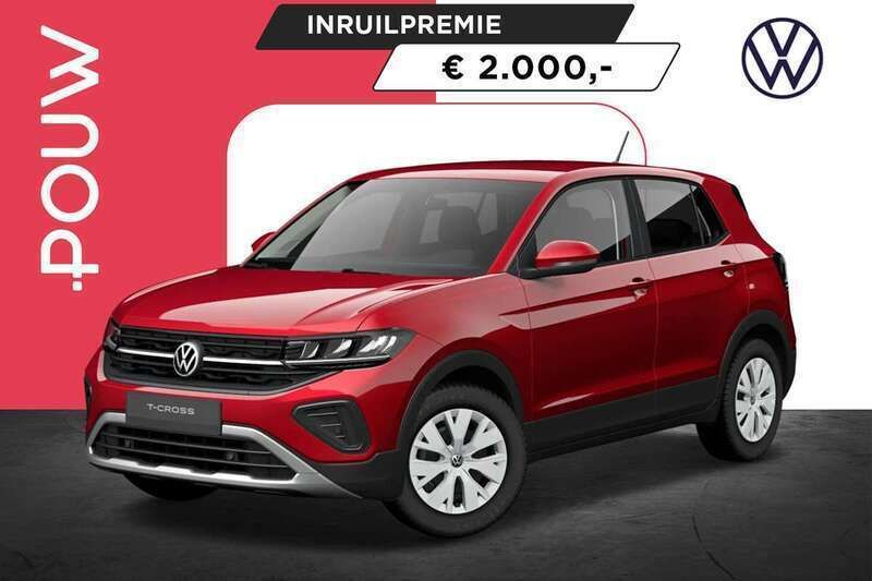 Rood Nieuw 2025 VW T-Cross Edition SUV | € 29.450 (Goede deal) - Afbeelding 1/4