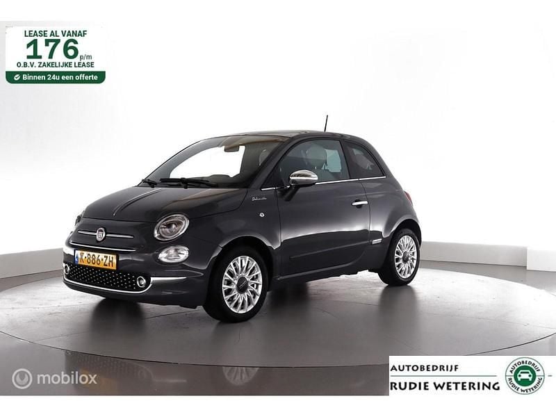 Grijs Gebruikt 2021 Fiat 500 Comfort Hatchback | € 12.950 (Eerlijke prijs) - Afbeelding 1/4