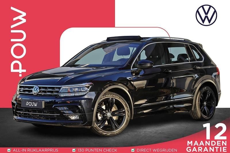 Zwart Gebruikt 2019 VW Tiguan Highline SUV | € 30.850 (Duur) - Afbeelding 1/4