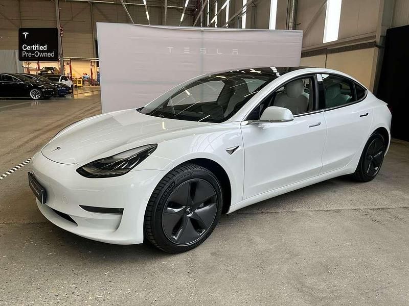 Wit Gebruikt 2019 Tesla Model 3 Long Range AWD Sedan | € 25.900 - Afbeelding 1/4