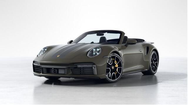 Grijs Gebruikt 2023 Porsche 911 Turbo S Cabriolet Cabriolet | € 369.950 - Afbeelding 1/4
