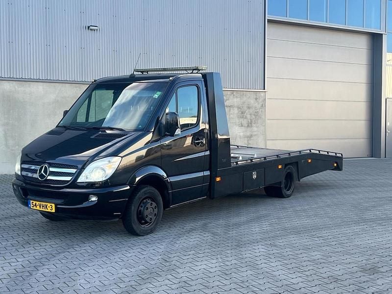 Zwart (metallic) Occasion 2007 Mercedes Sprinter Van | € 19.950 (Eerlijke prijs) - Afbeelding 1/4