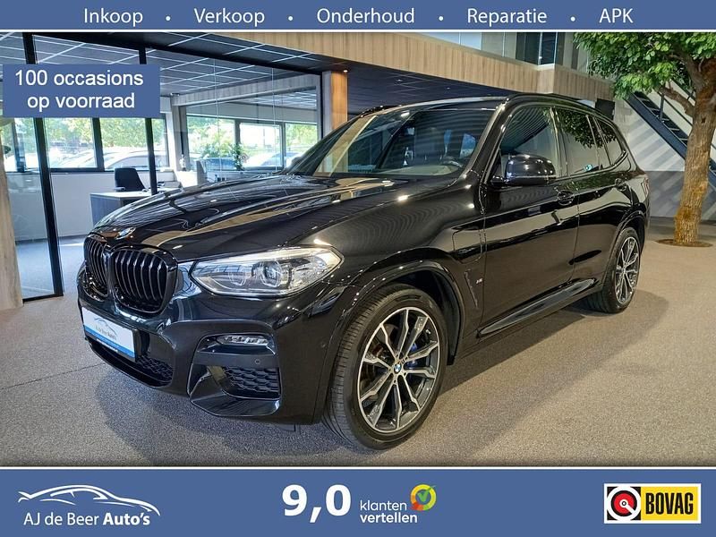 Zwart Gebruikt 2021 BMW X3 Executive SUV | € 39.990 (Eerlijke prijs) - Afbeelding 1/4