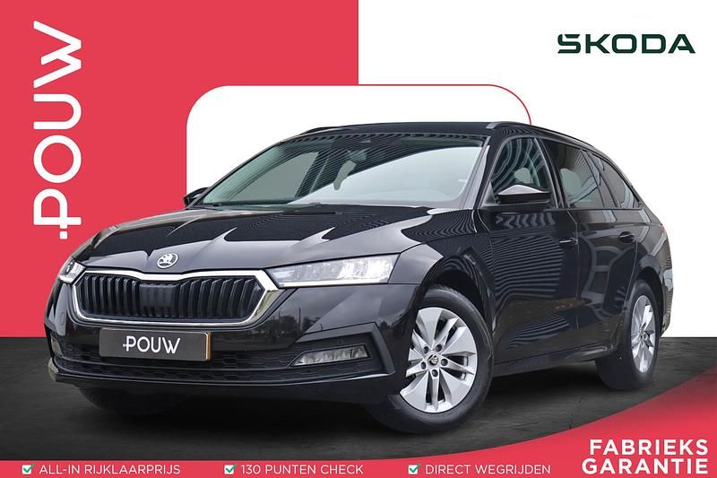Zwart Gebruikt 2023 Skoda Octavia Ambition Stationwagen | € 24.450 (Eerlijke prijs) - Afbeelding 1/4