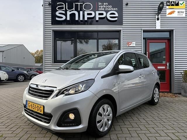 Grijs Gebruikt 2019 Peugeot 108 Active Hatchback | € 7.450 (Eerlijke prijs) - Afbeelding 1/4