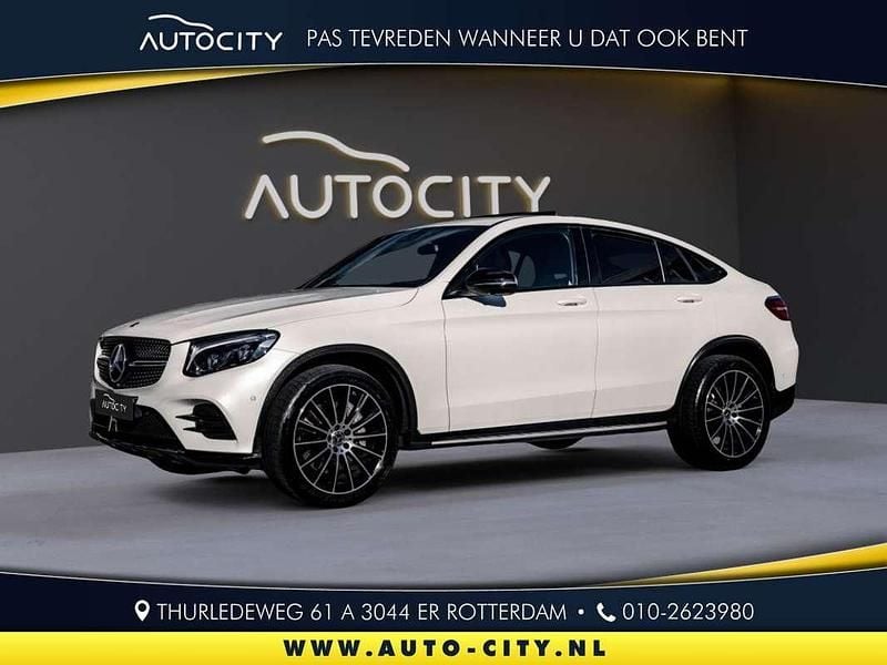 Wit Gebruikt 2018 Mercedes GLC250 AMG Line Premium Coupé | € 39.950 (Eerlijke prijs) - Afbeelding 1/4