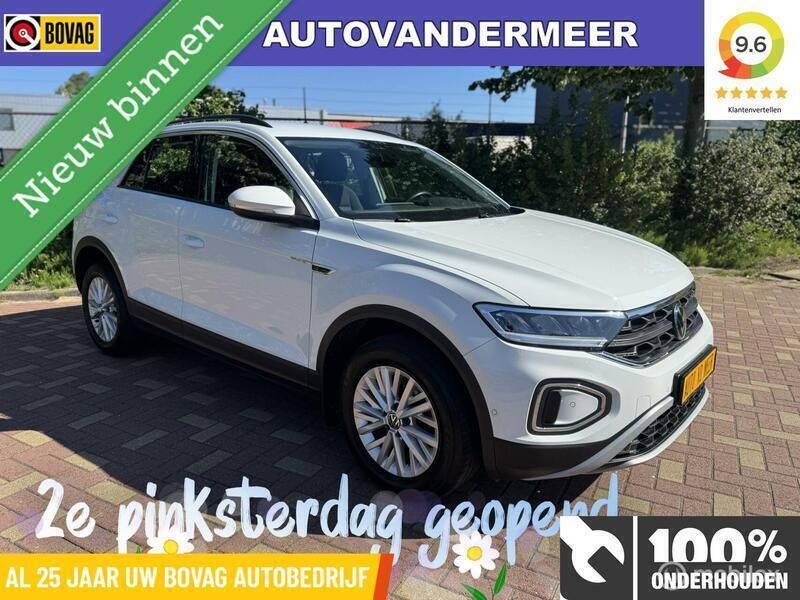 Wit Gebruikt 2022 VW T-Roc Style SUV | € 26.940 (Super prijs) - Afbeelding 1/3