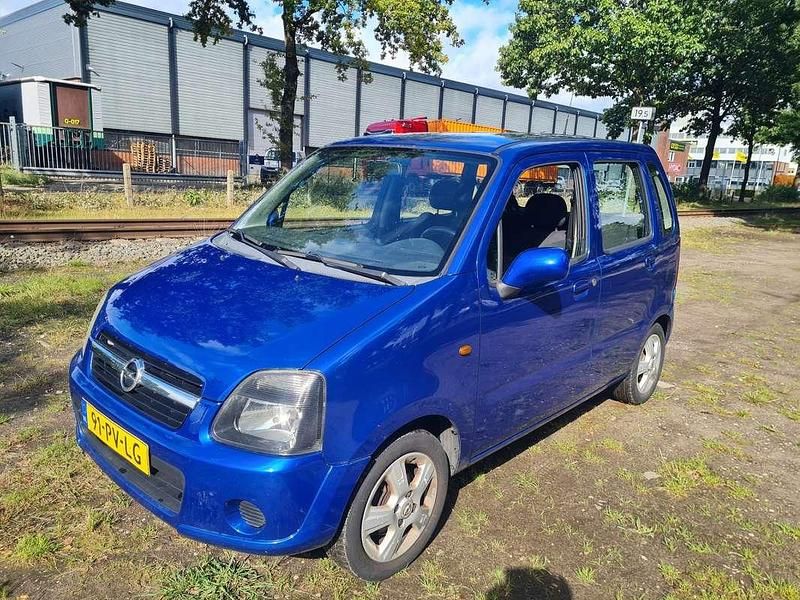 Blauw Gebruikt 2005 Opel Agila MPV | € 750 (Goede deal) - Afbeelding 1/4