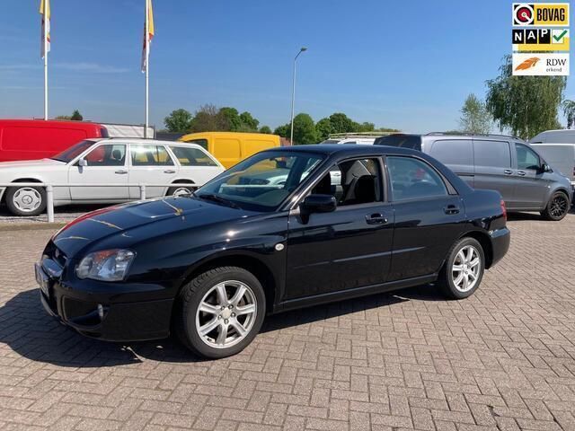 Zwart Gebruikt 2005 Subaru Impreza Sedan | € 6.350 - Afbeelding 1/4