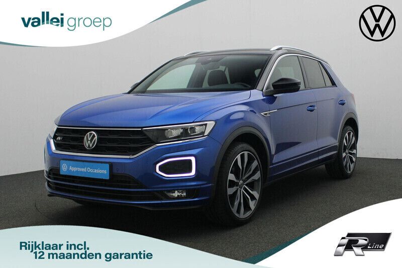Blauw Gebruikt 2021 VW T-Roc Business SUV | € 30.950 (Eerlijke prijs) - Afbeelding 1/4
