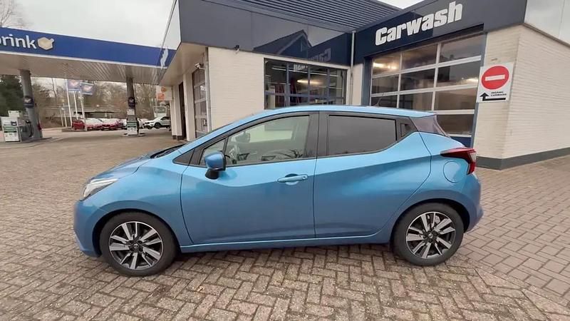 Occasion Nissan Micra N-Connecta 90 PK (66 kW) 2018 Blauw Hatchback