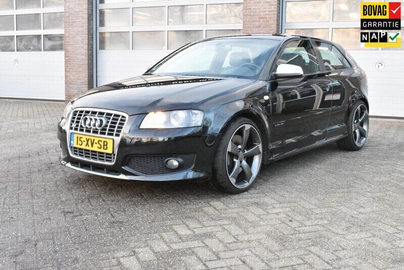 Zwart Gebruikt 2007 Audi A3 Ambition Hatchback | € 9.750 (Super prijs) - Afbeelding 1/4