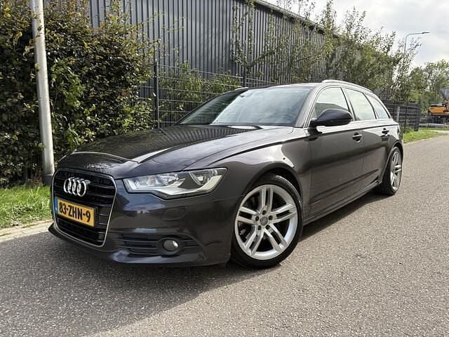 Grijs Gebruikt 2012 Audi A6 Business Stationwagen | € 8.950 (Eerlijke prijs) - Afbeelding 1/4