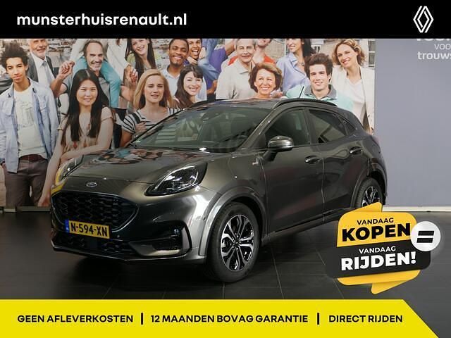 Grijs Gebruikt 2022 Ford Puma Gen-E ST-Line X SUV | € 25.795 - Afbeelding 1/4