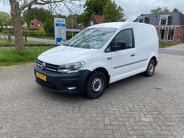 Wit Gebruikt 2019 VW Caddy Trendline MPV | € 10.500 (Super prijs) - Afbeelding 1/4
