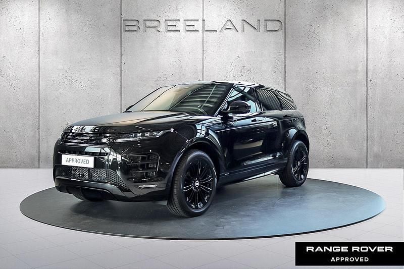 Santorini black (zwart metallic)zwart Nieuw 2025 Land Rover Range Rover evoque SE Dynamic SUV | € 67.900 (Eerlijke prijs) - Afbeelding 1/4