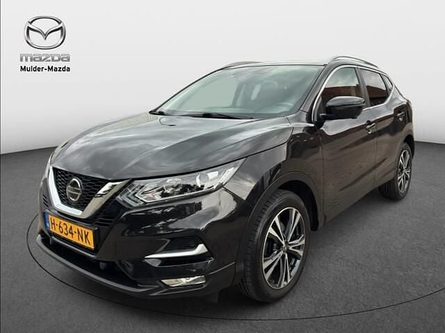 Zwart Gebruikt 2019 Nissan Qashqai SUV | € 16.950 (Goede deal) - Afbeelding 1/3