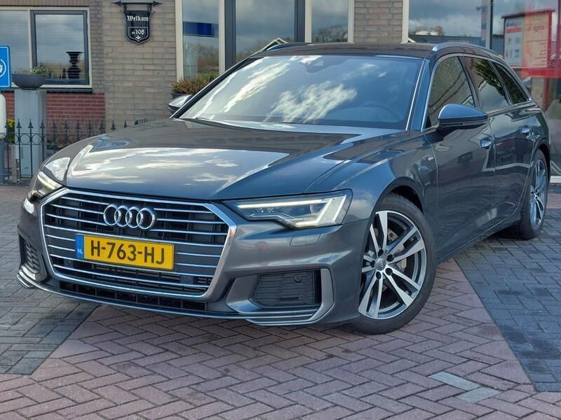 Grijs Gebruikt 2020 Audi A6 S-Line Stationwagen | € 40.700 - Afbeelding 1/4