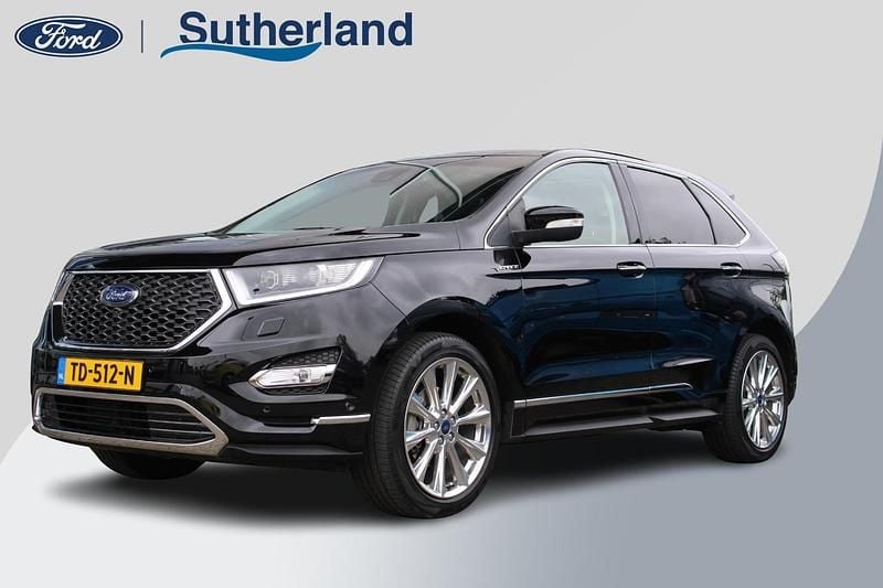Zwart Occasion 2017 Ford Edge Vignale SUV | € 26.900 - Afbeelding 1/4