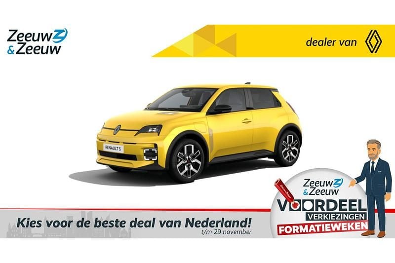 Jaune pop ! / daklijst noir Gebruikt 2024 Renault R5 Techno Hatchback | € 32.190 (Eerlijke prijs) - Afbeelding 1/4