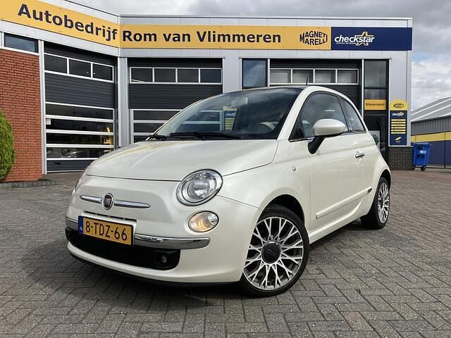 Wit Gebruikt 2014 Fiat 500 Lounge Hatchback | € 6.499 (Eerlijke prijs) - Afbeelding 1/4