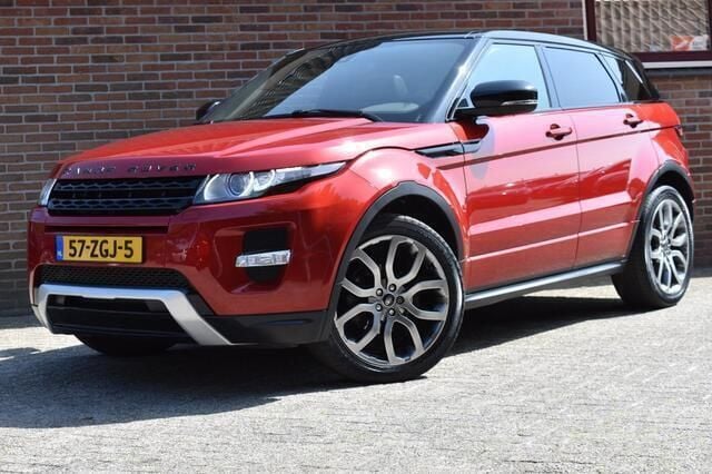 Rood Gebruikt 2012 Land Rover Range Rover evoque Prestige SUV | € 14.949 (Eerlijke prijs) - Afbeelding 1/4