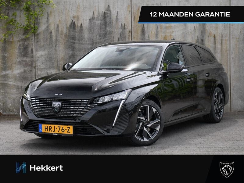 Zwart Nieuw 2025 Peugeot 308 Allure Stationwagen | € 41.250 (Eerlijke prijs) - Afbeelding 1/4