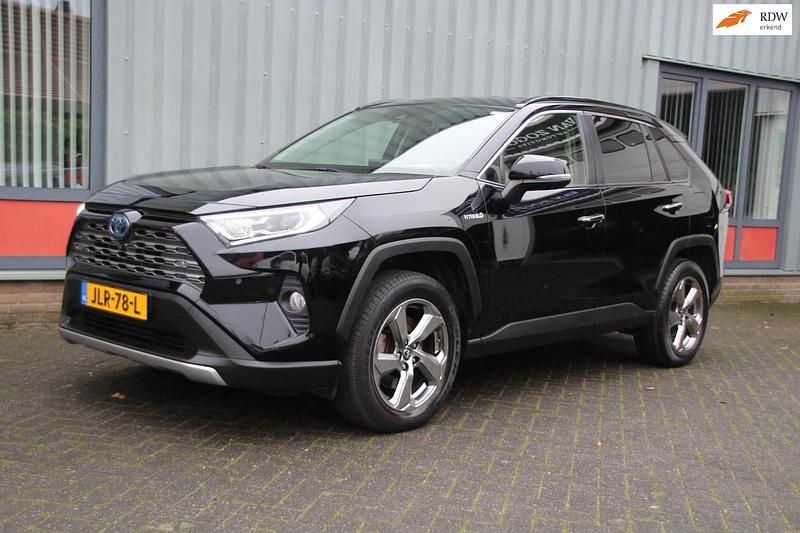 Zwart (metallic) Gebruikt 2019 Toyota RAV4 Hybrid Active SUV | € 28.995 (Super prijs) - Afbeelding 1/4