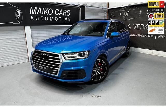 Blauw Gebruikt 2016 Audi Q7 S-Line SUV | € 36.950 (Iets duurder) - Afbeelding 1/4