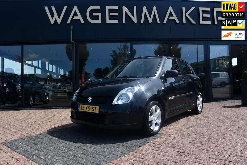 Zwart Gebruikt 2007 Suzuki Swift GLS Hatchback | € 3.250 (Eerlijke prijs) - Afbeelding 1/4
