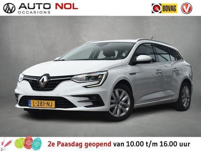 Wit, metallic lak Gebruikt 2021 Renault Mégane GrandTour Business Stationwagen | € 17.450 (Super prijs) - Afbeelding 1/4