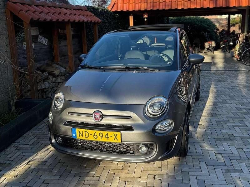 Grijs Gebruikt 2016 Fiat 500C Cabriolet | € 8.950 (Eerlijke prijs) - Afbeelding 1/4