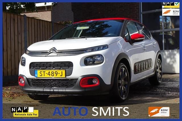 Wit Gebruikt 2018 Citroën C3 PureTech Hatchback | € 8.950 (Eerlijke prijs) - Afbeelding 1/4