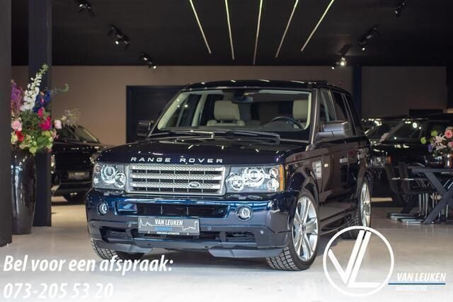 Blauw, metallic lak Gebruikt 2005 Land Rover Range Rover Sport HSE SUV | € 29.950 (Iets duurder) - Afbeelding 1/4