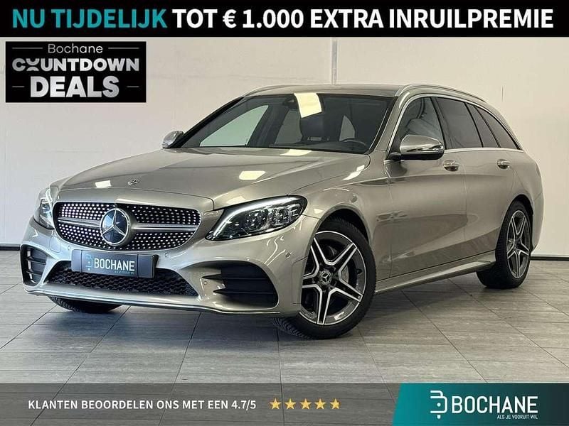 Grijs Gebruikt 2021 Mercedes C180 Business Stationwagen | € 24.990 (Eerlijke prijs) - Afbeelding 1/4