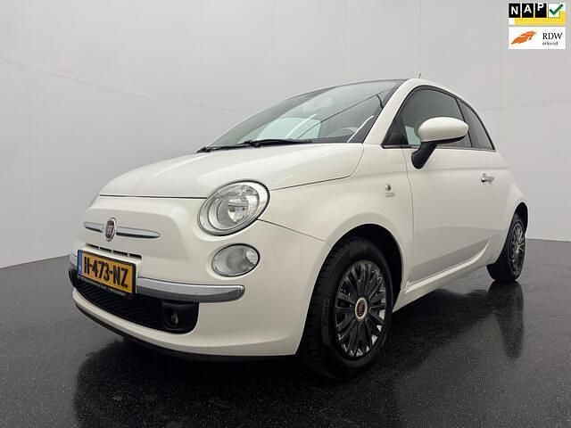 Wit Gebruikt 2009 Fiat 500 Hatchback | € 4.995 (Eerlijke prijs) - Afbeelding 1/4