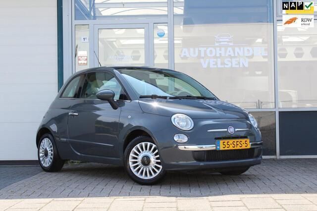 Grijs Gebruikt 2011 Fiat 500 Lounge Hatchback | € 5.790 (Eerlijke prijs) - Afbeelding 1/4