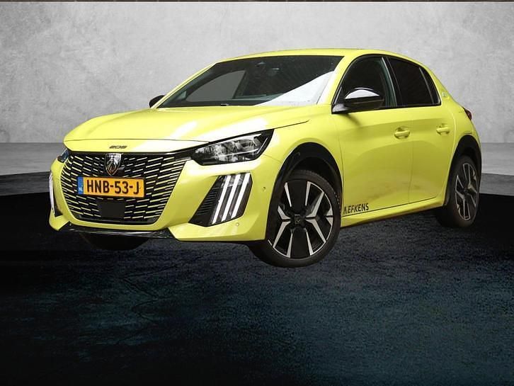 Geel Gebruikt 2025 Peugeot e-208 GTi Hatchback | € 32.920 - Afbeelding 1/4