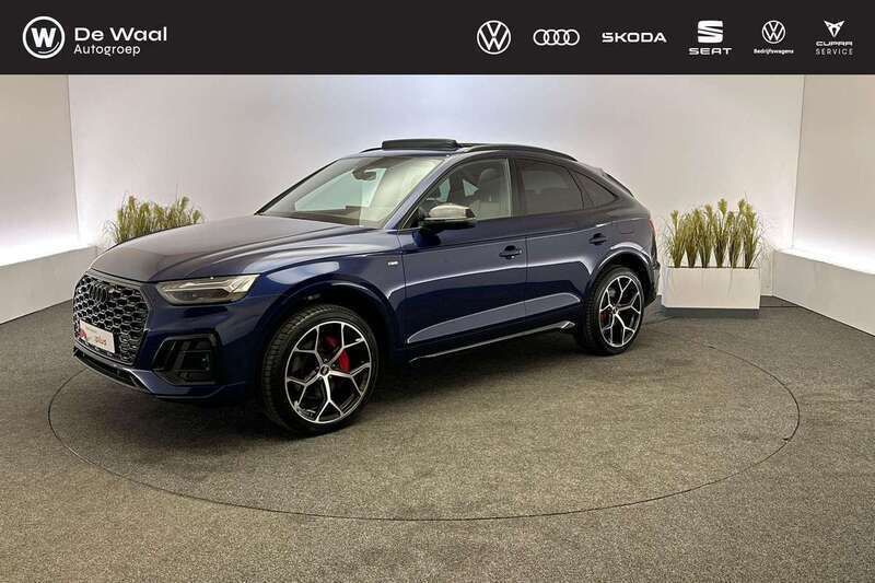 Blauw Gebruikt 2023 Audi Q5 Sportback S-Line SUV | € 62.900 (Eerlijke prijs) - Afbeelding 1/3