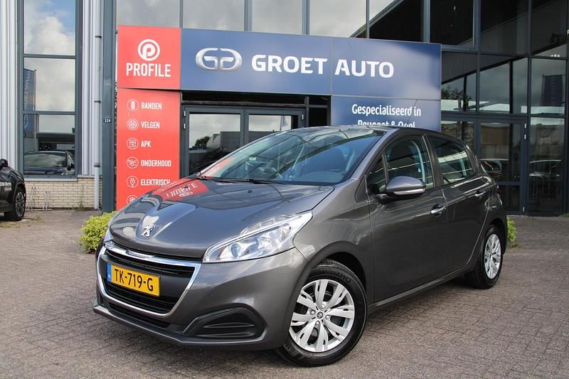 Grijs Gebruikt 2018 Peugeot 208 Active Hatchback | € 9.650 (Iets duurder) - Afbeelding 1/4